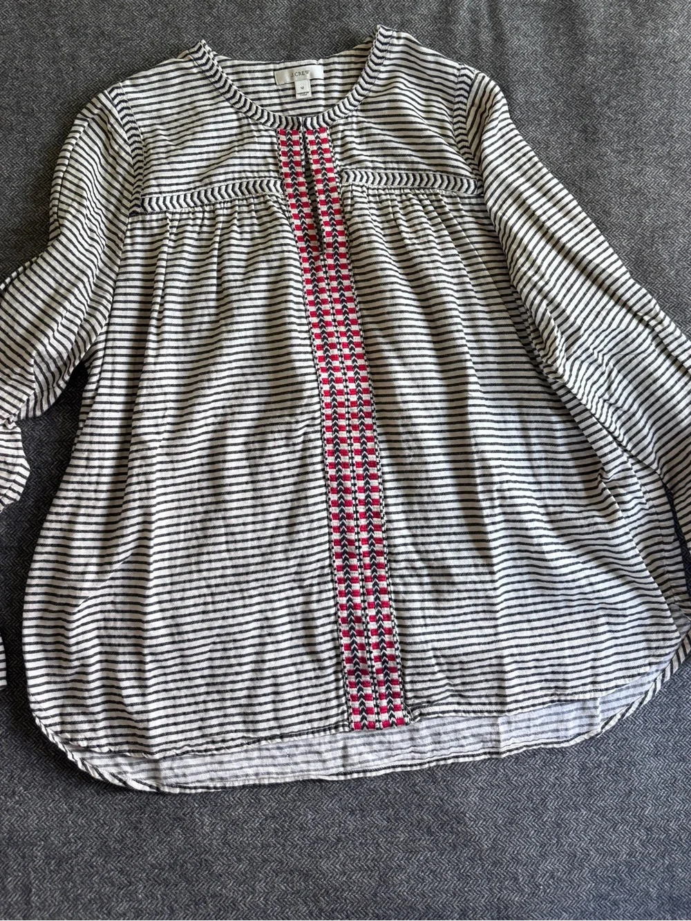 Jcrew 3/4 sleeve blouse